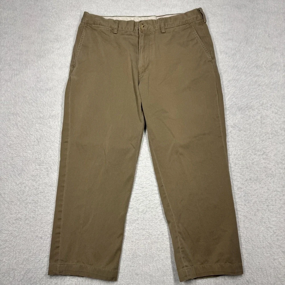 Polo Ralph Lauren Chino Casual Pants‎ Beige Classic Fit Men's Size 34x23